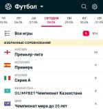 MyScore - приложение для Android фото