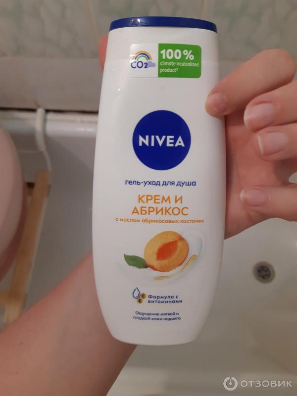 Гель-крем для душа Nivea Крем абрикос фото