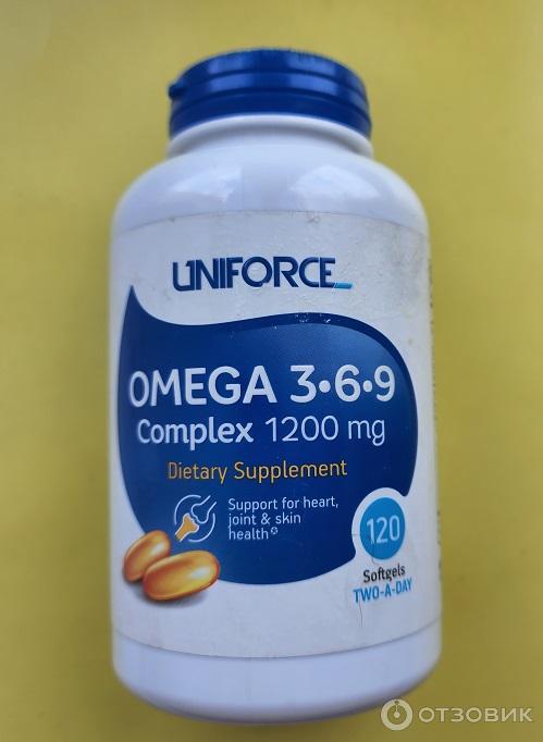 БАД UniForce Omega 3-6-9 Complex 1200 mg фото