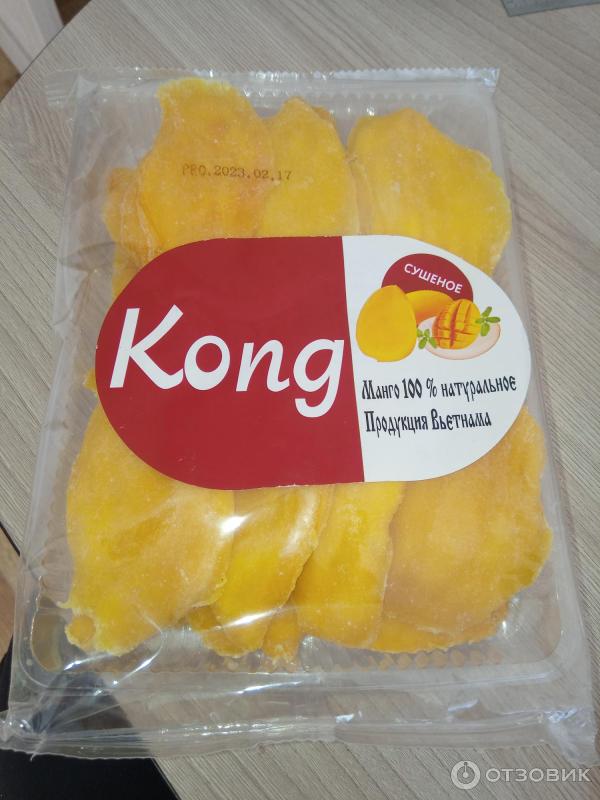 Манго сушеное Kong Dried mango фото