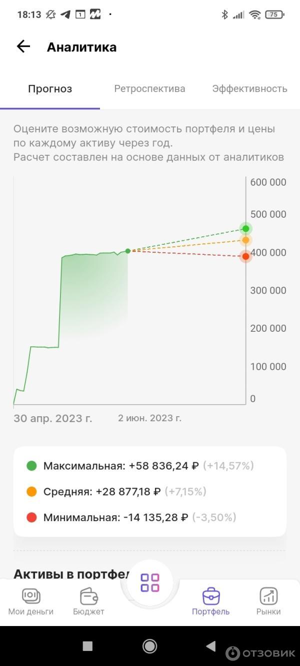 скриншот виртуальный портфель