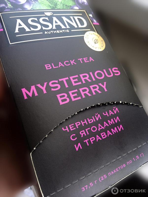 Чай черный в пакетиках Assand Mysterious Berry с ароматом ягод и трав фото