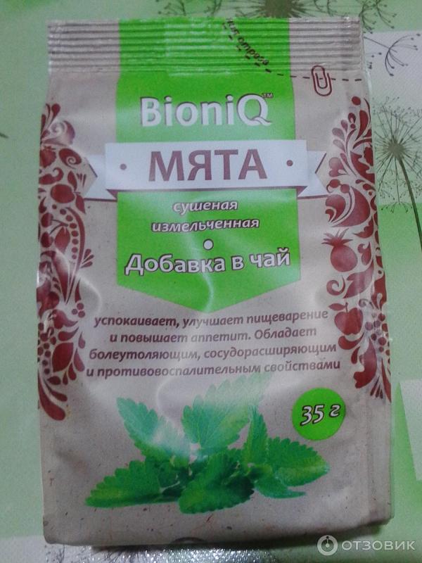 Мята сушенная Bioniq фото