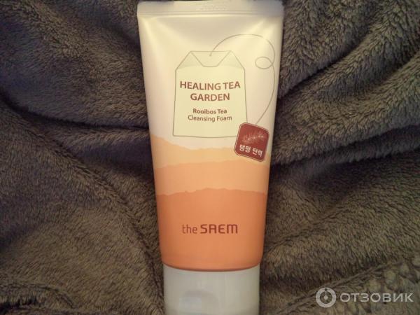 Пенка для умывания The saem Healing tea Garden Rooibos tea Cleansing foam фото