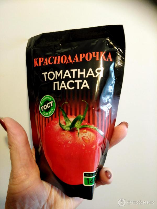 Отзыв о Томатная паста Кубаньпродторгсервис "Краснодарочка" | Взяла на ...