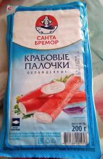 Крабовые палочки охлажденные "Санта Бремор" фото