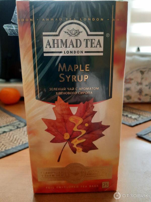 Зеленый чай с кленовым сиропом Ahmad Tea Maple Syrup