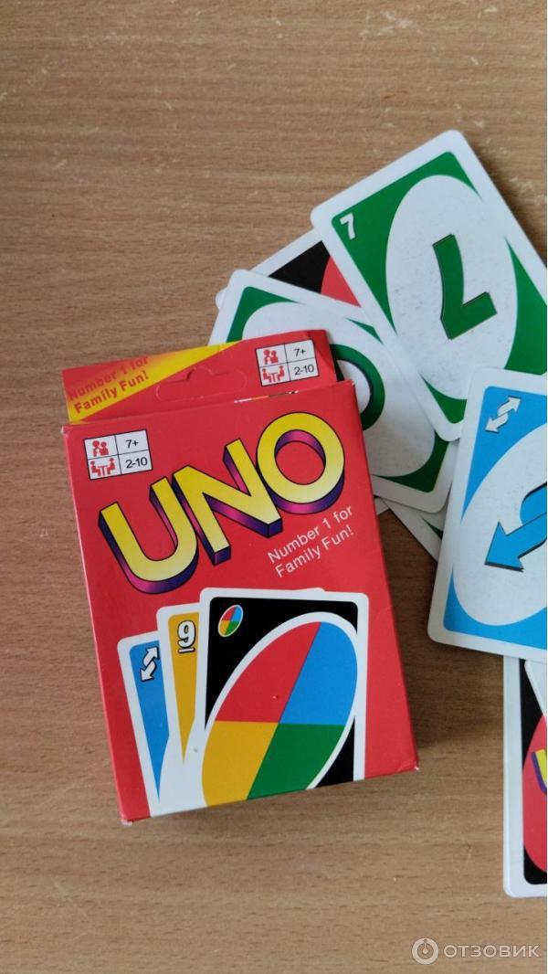 Настольная карточная игра UNO фото