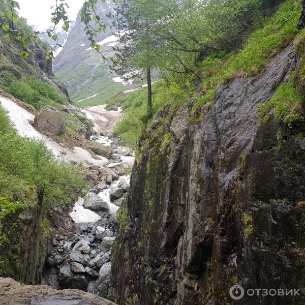 Водопад Чертова мельница (Россия, Домбай) фото