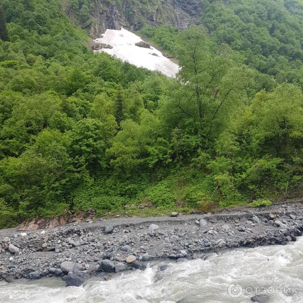 Водопад Чертова мельница (Россия, Домбай) фото