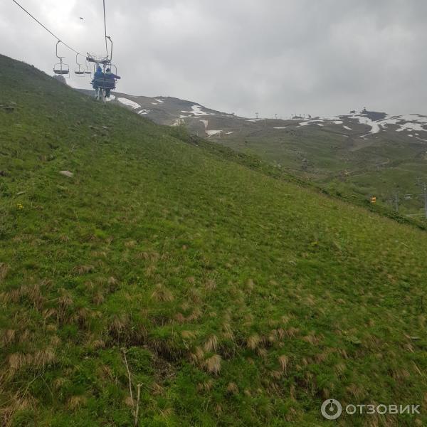 Канатная дорога в пос. Домбай (Россия, Карачаево-Черкессия) фото