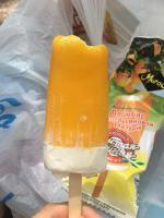 Пломбир ванильный в апельсиновой глазури "Чистая Линия" фото