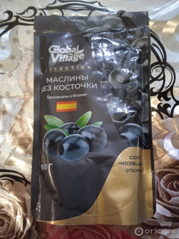 Отзыв о Маслины без косточки Global Village | Мало, однако вкусно