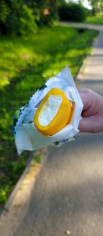 Пломбир ванильный в апельсиновой глазури "Чистая Линия" фото