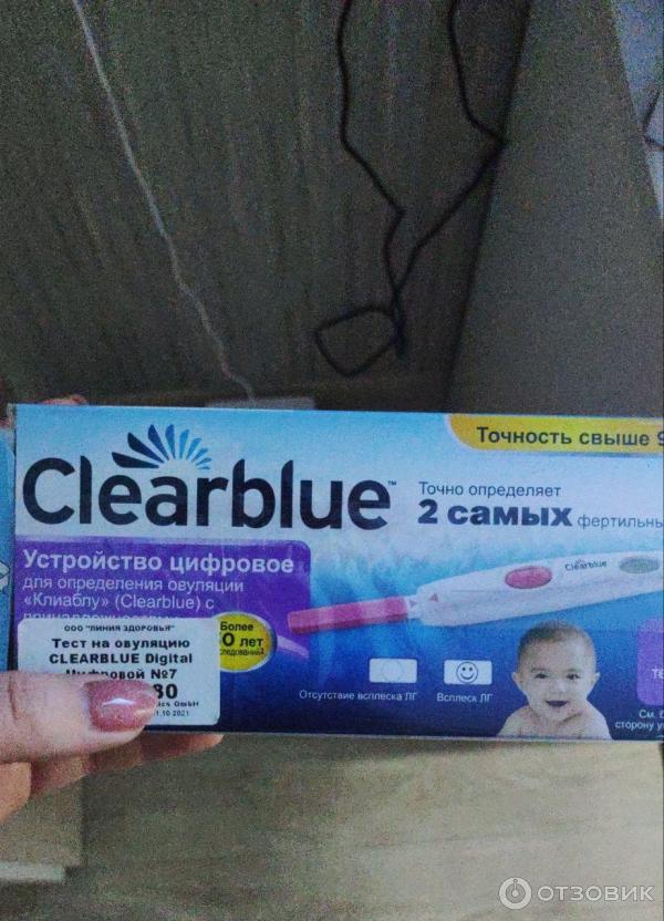 Тест на овуляцию Clearblue фото