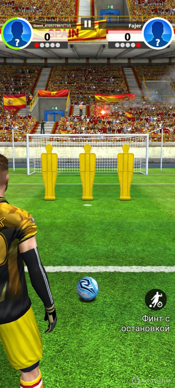 Отзыв о Football Strike Multiplayer Soccer - игра для Android | Интересная  игра про удары по воротам и сейвы вратарей.