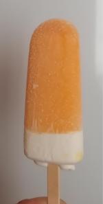 Пломбир ванильный в апельсиновой глазури "Чистая Линия" фото