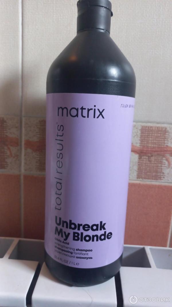 Шампунь и кондиционер Matrix Unbreak My Blonde фото