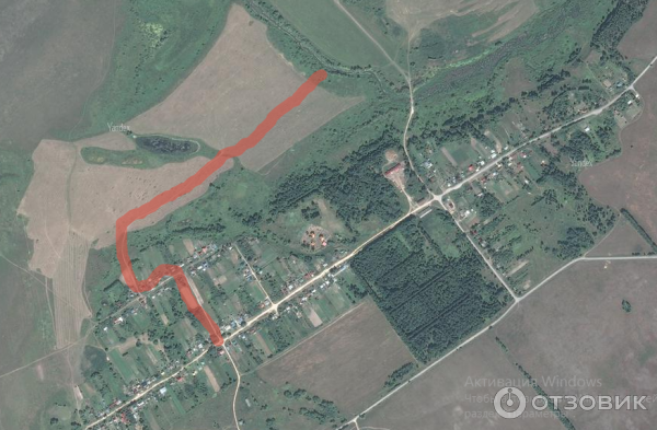 Гейзер в селе Дубровка (Россия, Рязанская область) фото