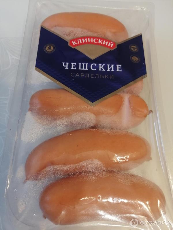 Отзыв о Сардельки Клинский мясокомбинат "Чешские" | Вкусно, но с ...