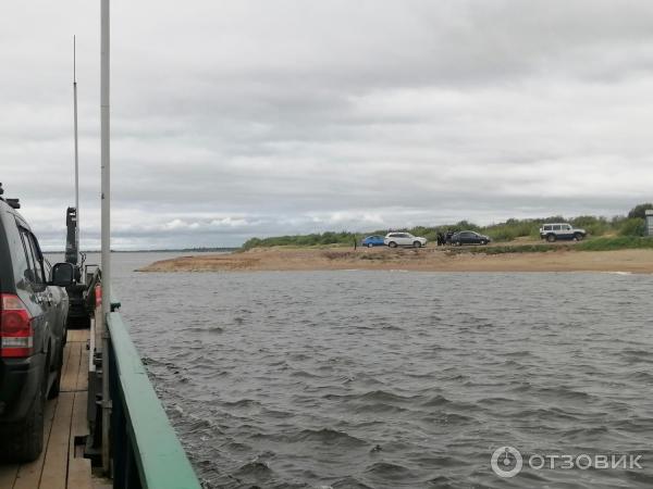 Паромная переправа на Куростров