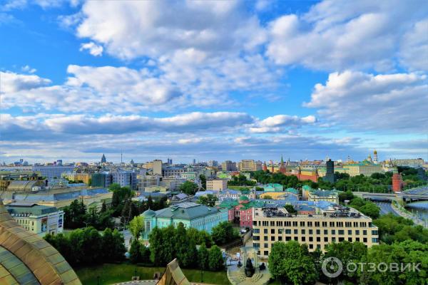 Смотровая площадка храма Христа Спасителя (Россия, Москва) фото