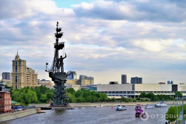 Смотровая площадка храма Христа Спасителя (Россия, Москва) фото