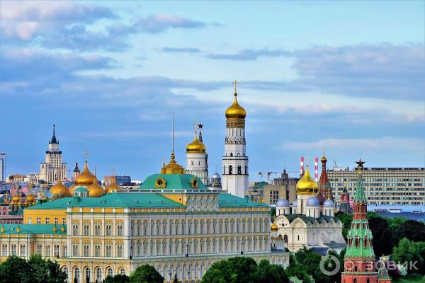 Смотровая площадка храма Христа Спасителя (Россия, Москва) фото