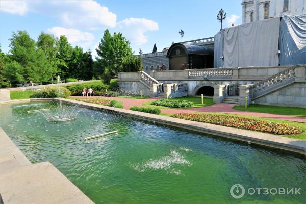 Смотровая площадка храма Христа Спасителя (Россия, Москва) фото