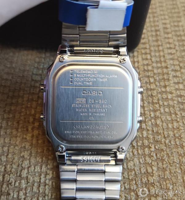 Наручные часы Casio DB-360-1А фото