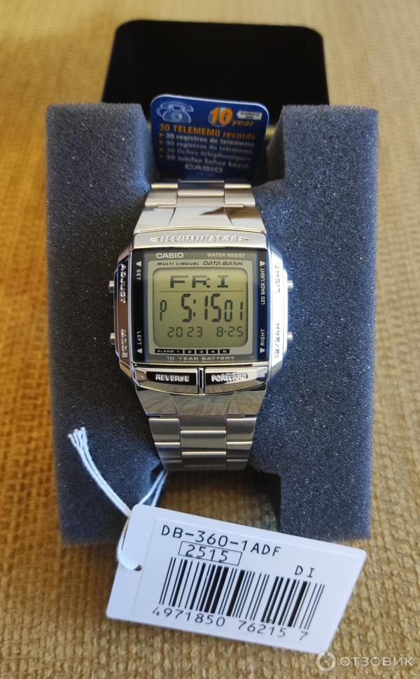 Наручные часы Casio DB-360-1А фото