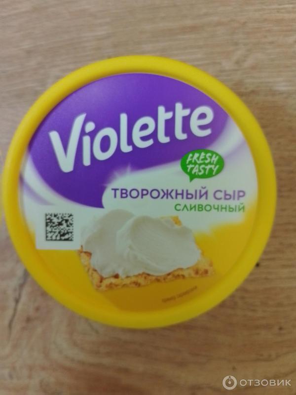 Сыр творожный Violette Сливочный фото