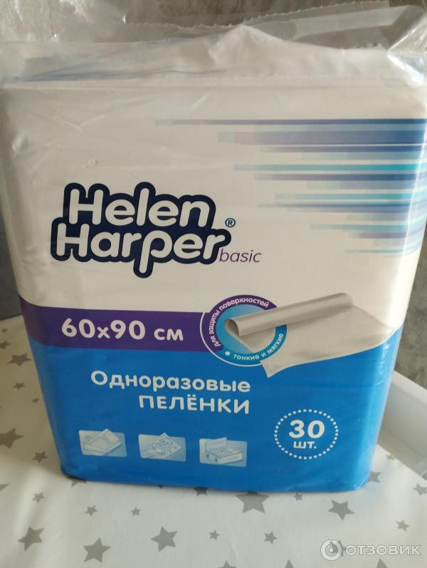 Детские одноразовые пеленки Helen Harper фото