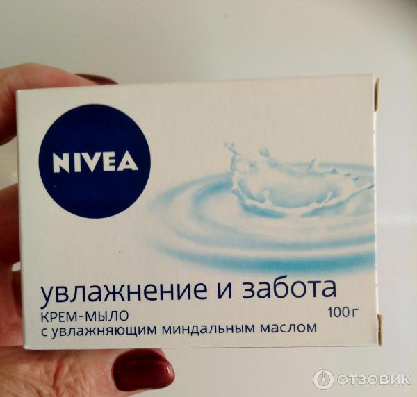 Крем-мыло Nivea Увлажнение и забота с миндальным маслом фото