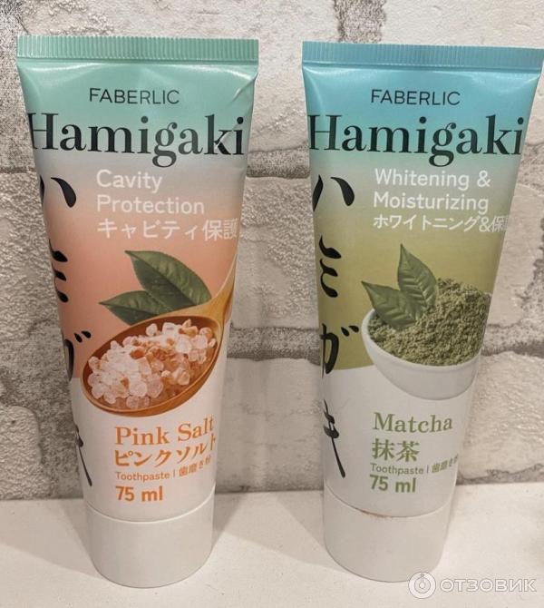 Зубная паста Faberlic Отбеливание и увлажнение Матча Hamigaki фото