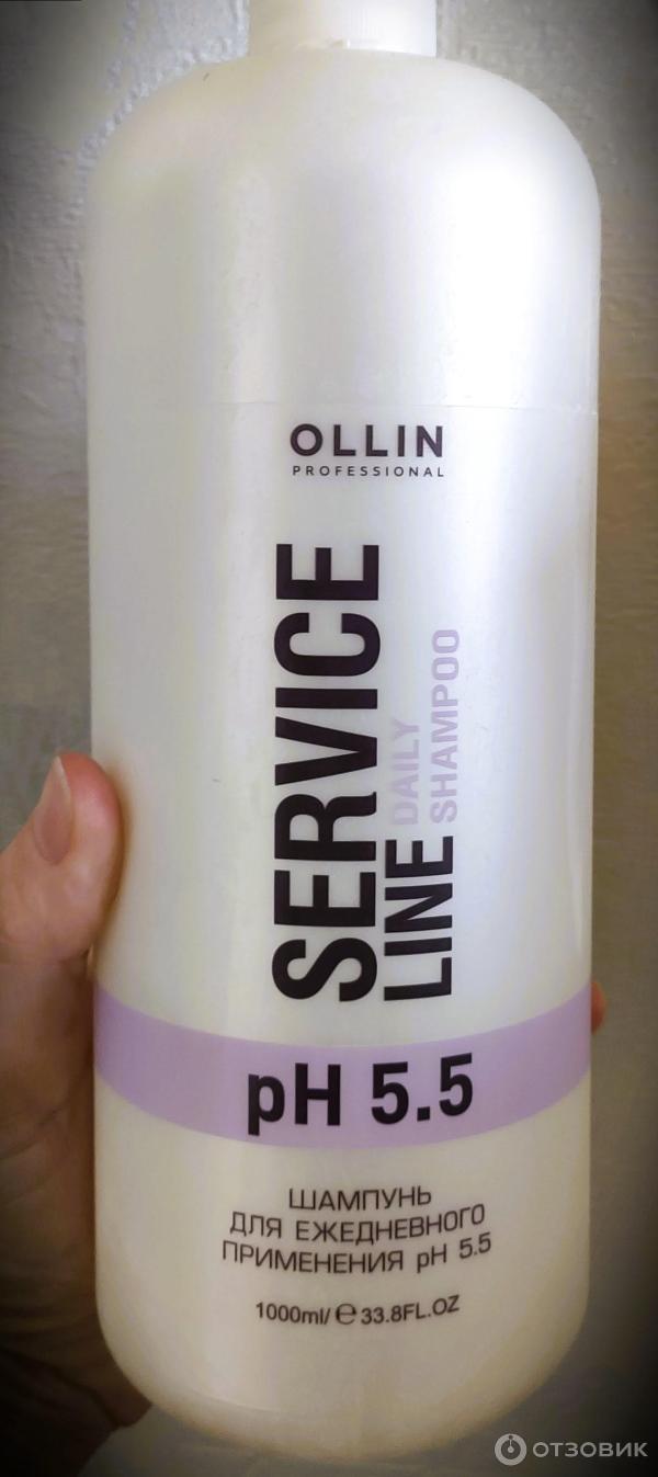 Шампунь для ежедневного применения Ollin Professional Service Line ph 5.5 фото