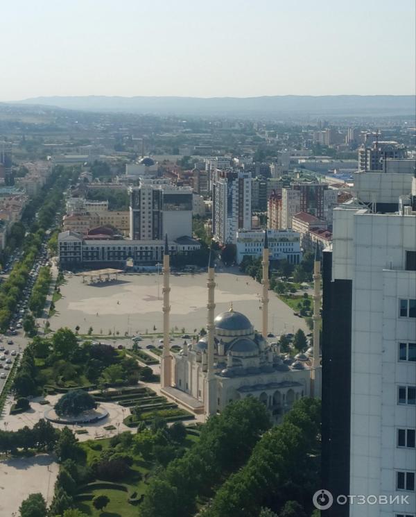 Смотровая площадка ЖК Грозный-Сити Мечеть Сердце Чечни