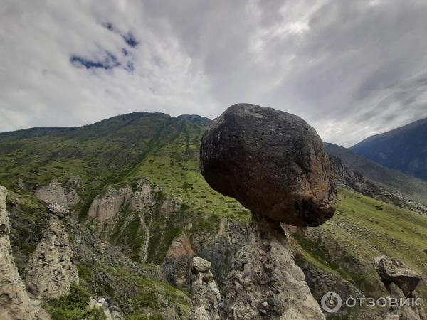 Каменные грибы на Алтае (Россия, Республика Алтай) фото