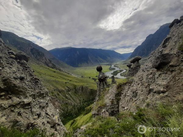 Каменные грибы на Алтае (Россия, Республика Алтай) фото