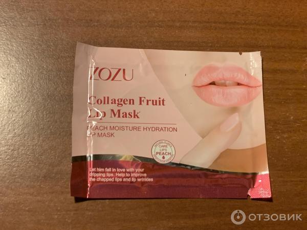 Маска-патч для губ Zozu Collagen Fruit фото