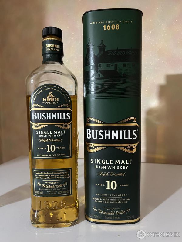 Ирландский виски Bushmills 10 Years фото