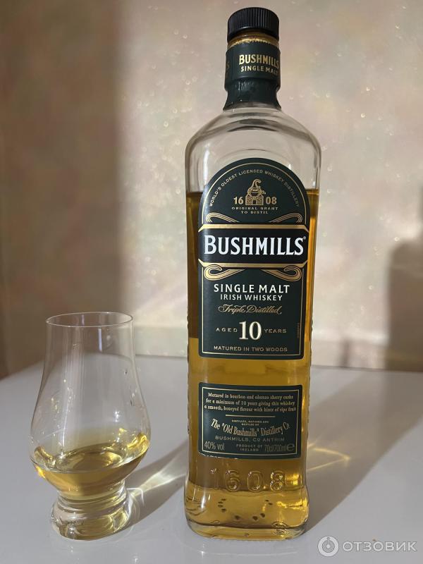 Ирландский виски Bushmills 10 Years фото