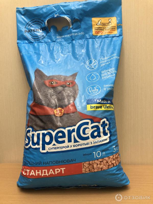 Наполнитель для кошачьего туалета Super Cat