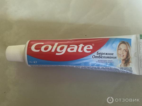 Зубная паста Colgate Бережное отбеливание фото