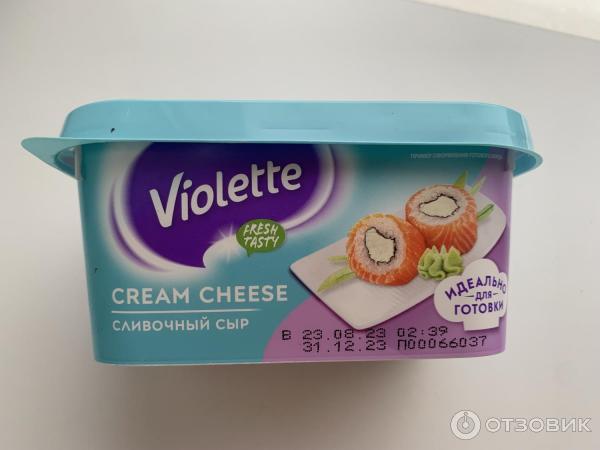 Сыр творожный Violette Сливочный фото