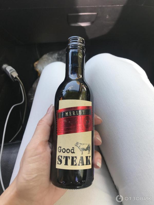 Вино сухое красное Олимп Good Steak Merlot