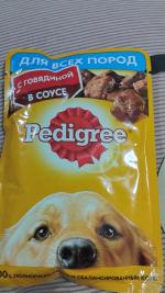 Корм для собак Pedigree с говядиной в соусе фото