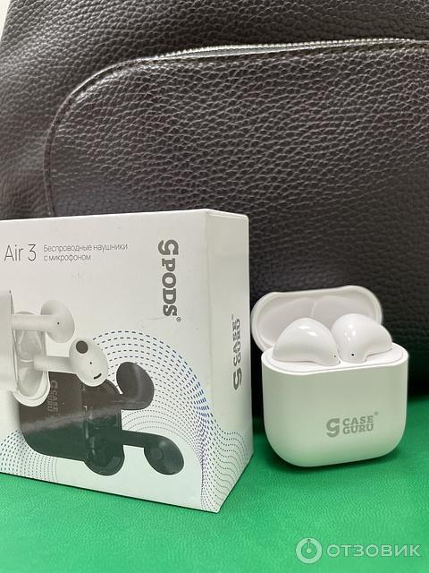 Беспроводные Bluetooth-наушники CaseGuru CGPods Air 3 с микрофоном White фото