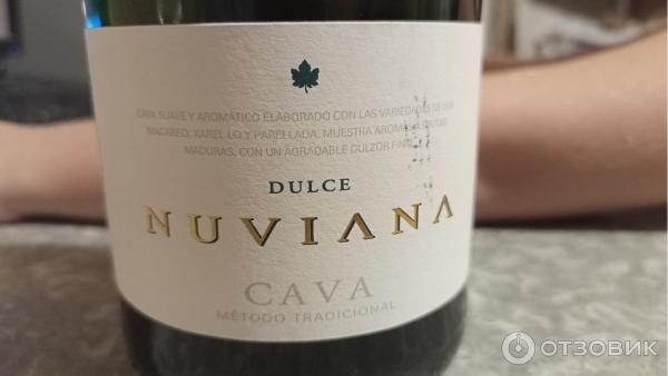 Вино игристое белое Cava Nuviana Dulce фото