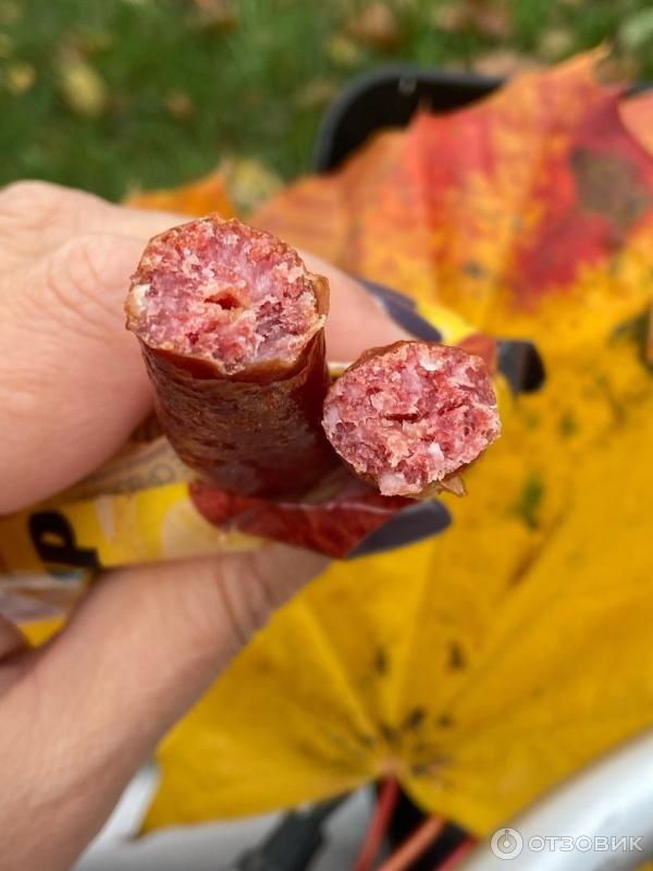 Колбаски сырокопченные Ремит Пикачос Сыр фото